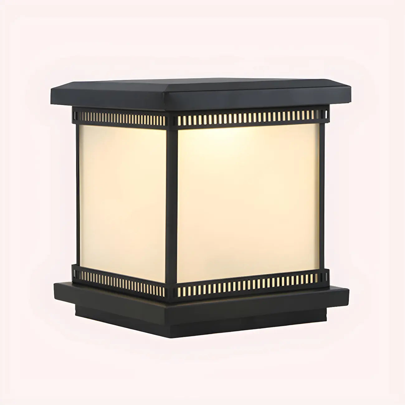 Modern Cube LED Table Lamp with Matte Finish for Outdoors