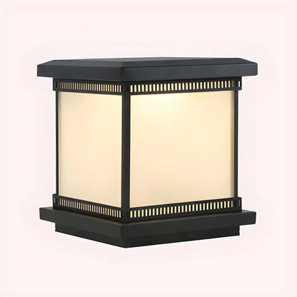 Modern Cube LED Table Lamp with Matte Finish for Outdoors