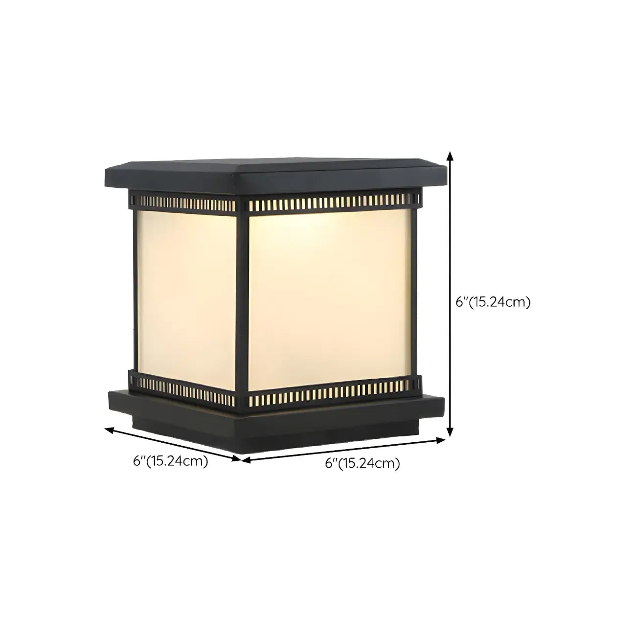 Modern Cube LED Table Lamp with Matte Finish for Outdoors