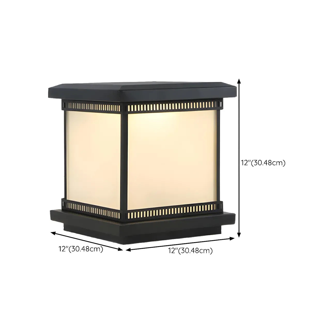 Modern Cube LED Table Lamp with Matte Finish for Outdoors