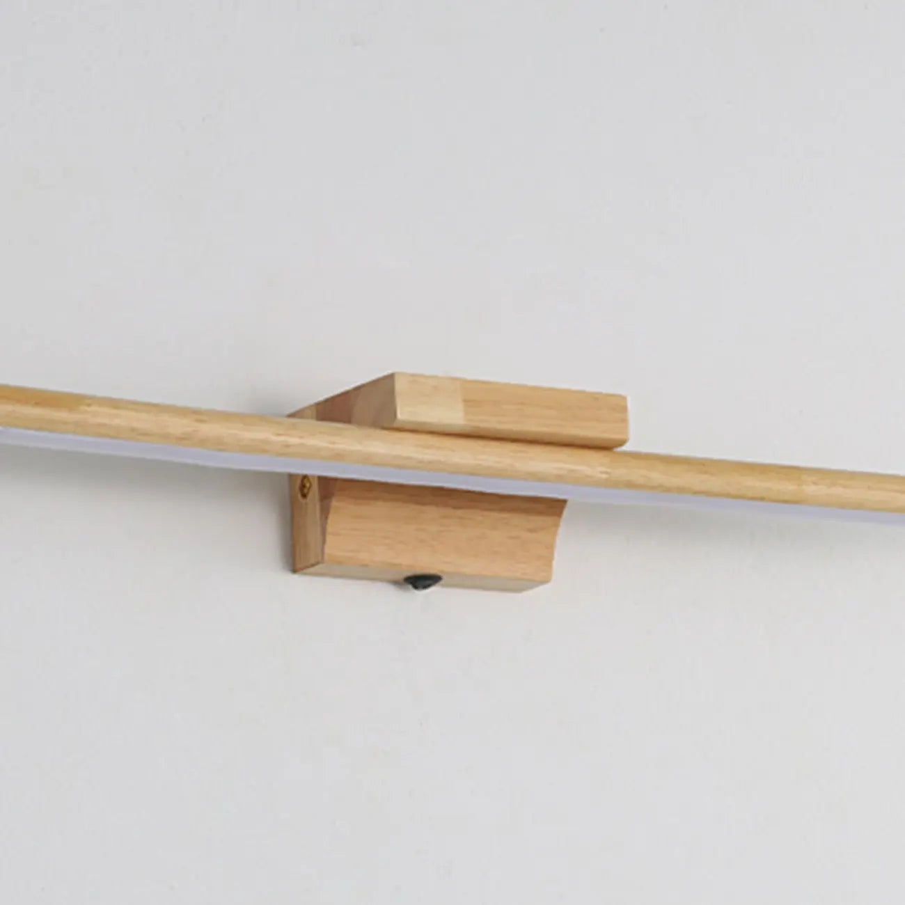 Modern Wood LED Vanity Light bar for Bathroom Mirror Front
