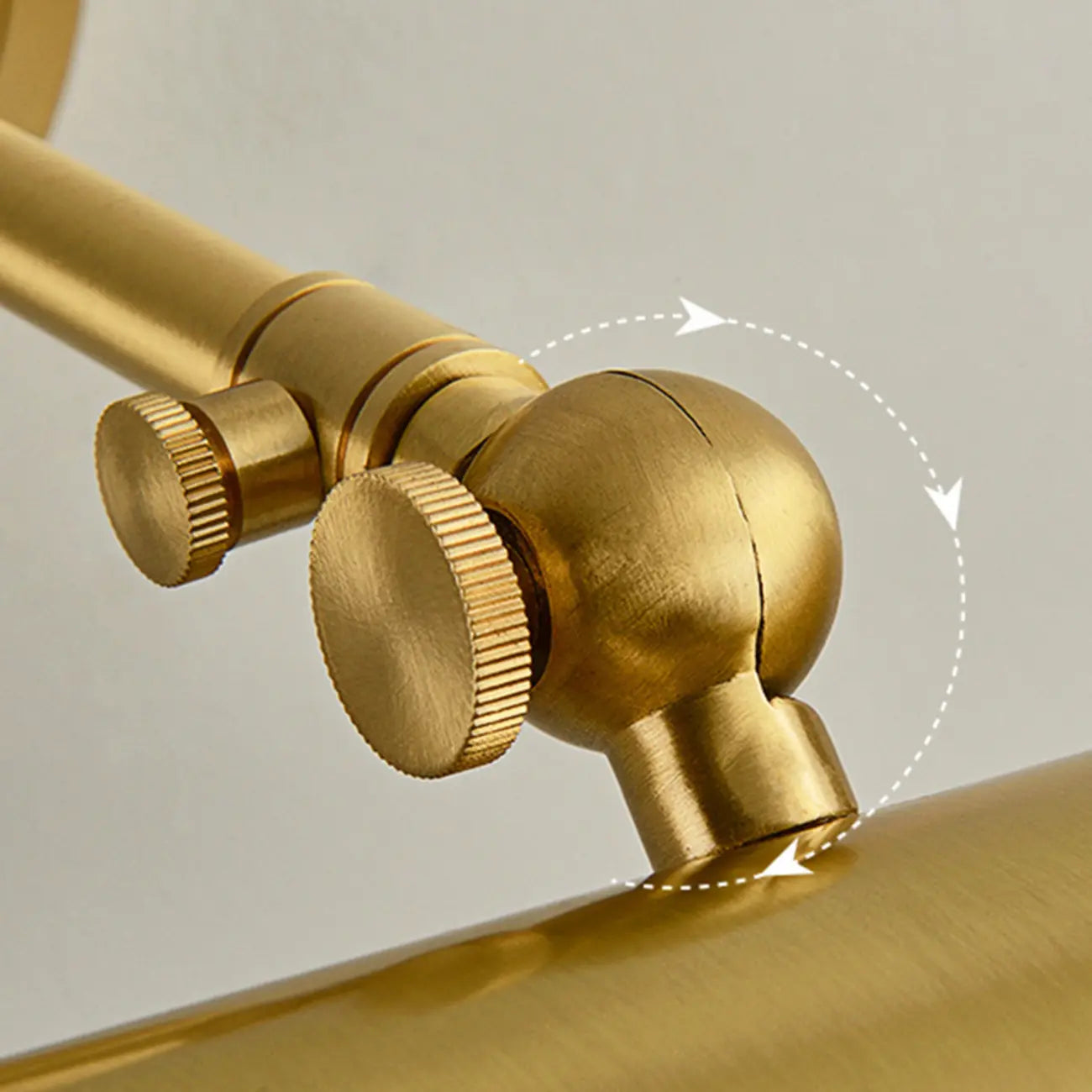 Modern Vintage Small Copper Gold Bath Vanity Light