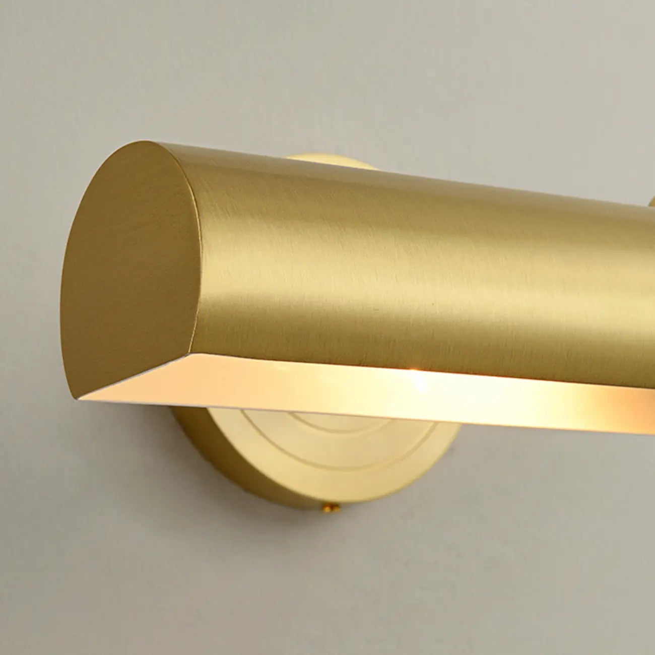 Modern Vintage Small Copper Gold Bath Vanity Light