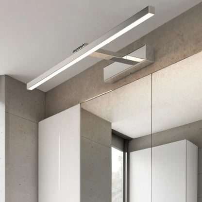 White Linear LED Wall-Mounted Vanity Light with Modern Style