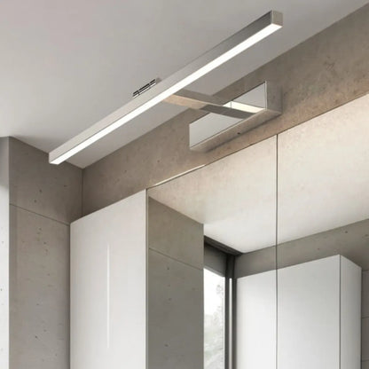 White Linear LED Wall-Mounted Vanity Light with Modern Style