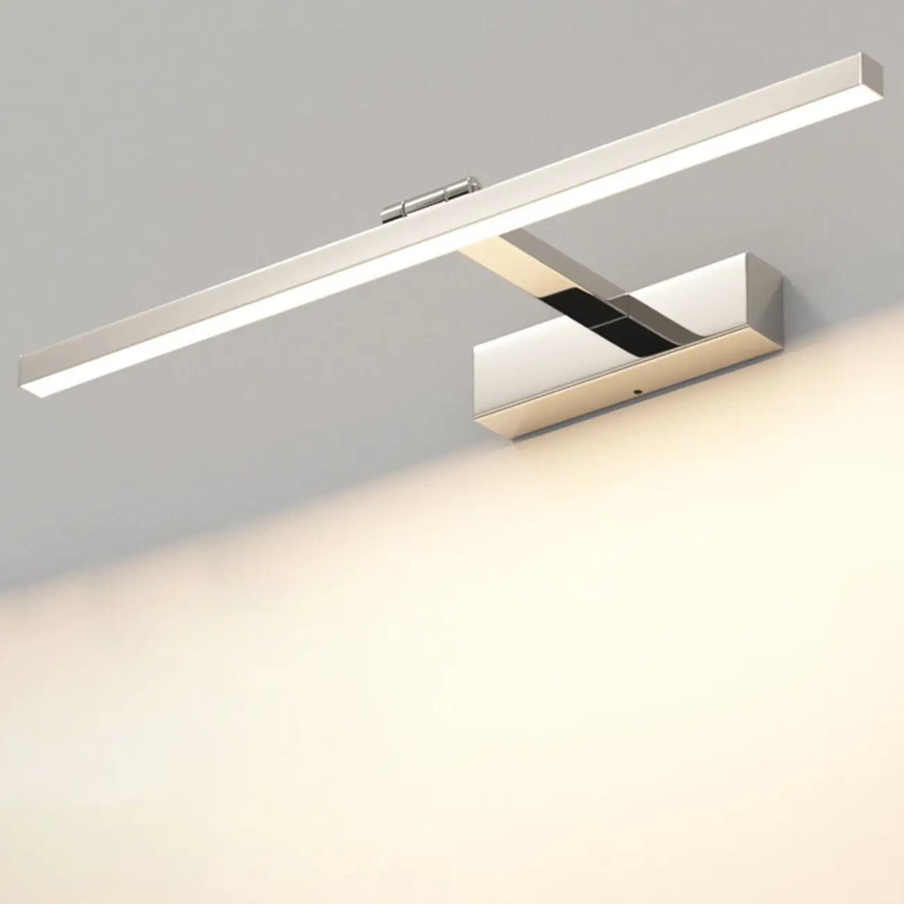 White Linear LED Wall-Mounted Vanity Light with Modern Style