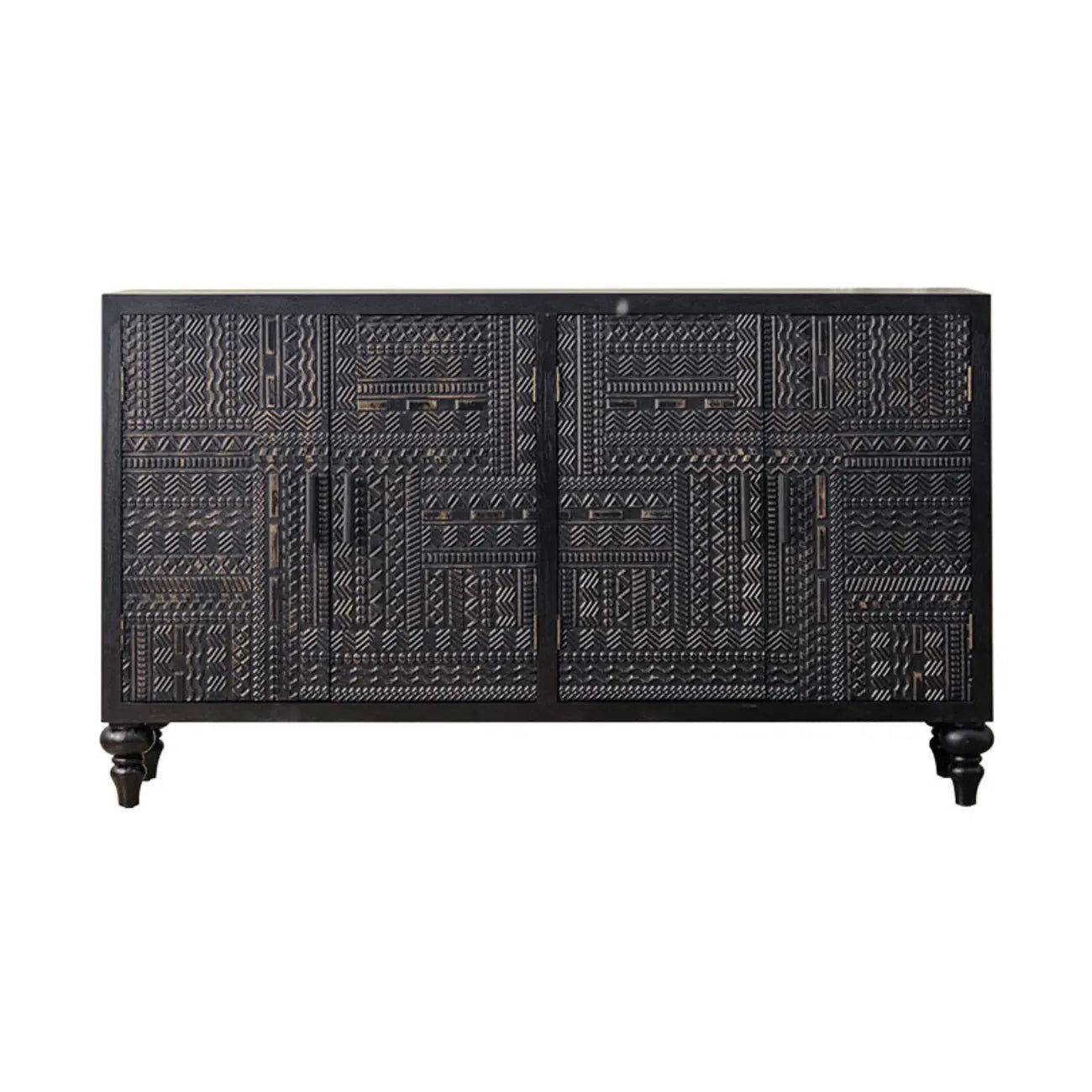 Modern Pine Sideboard with Storage for Living Room