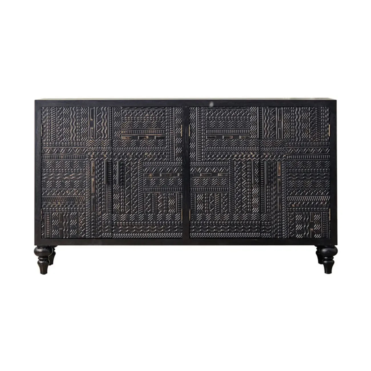Modern Pine Sideboard with Storage for Living Room