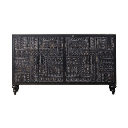 Modern Pine Sideboard with Storage for Living Room