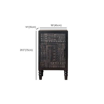 Modern Pine Sideboard with Storage for Living Room