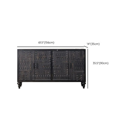 Modern Pine Sideboard with Storage for Living Room