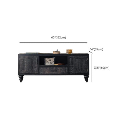 Modern Pine Sideboard with Storage for Living Room