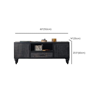 Modern Pine Sideboard with Storage for Living Room