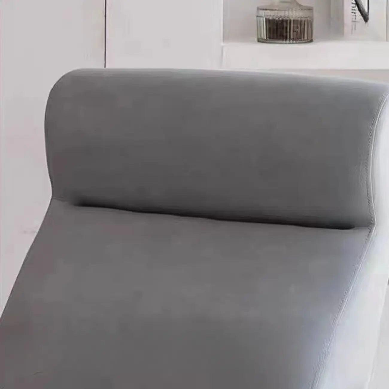 Modern Wood Upholstered Rocking Chair with Optional Ottoman