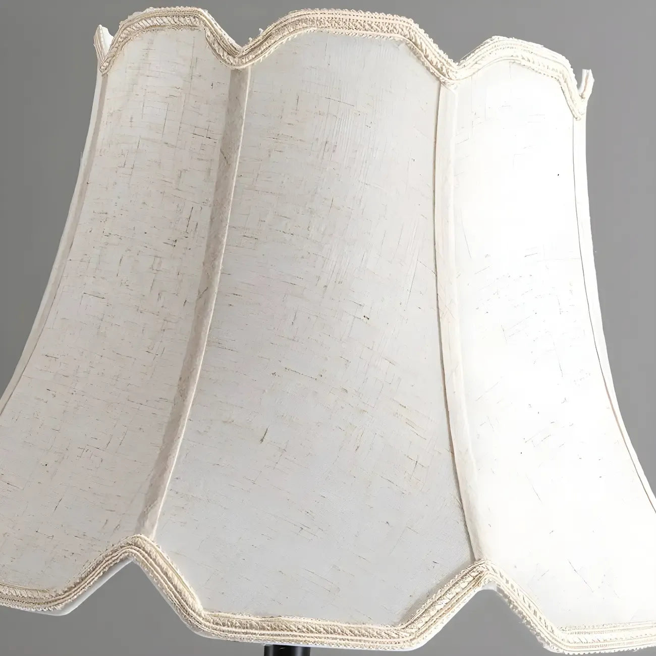 Elegant Traditional Floor Lamp with Geometric Fabric Shade for Living Room