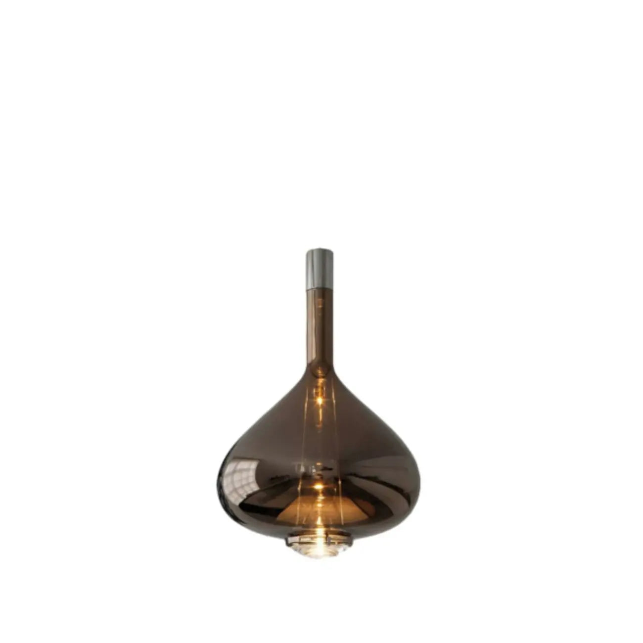 Modern Smoky Glass Sky Fall Pendant Lamp for Living Room