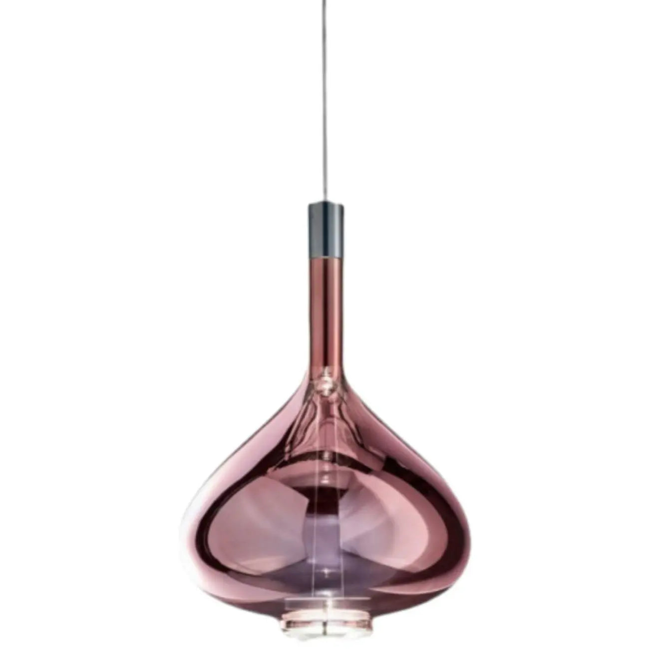 Modern Smoky Glass Sky Fall Pendant Lamp for Living Room