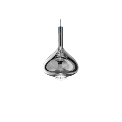 Modern Smoky Glass Sky Fall Pendant Lamp for Living Room