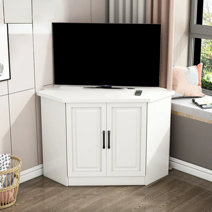 Modern Manufactured Wood Corner Utility Cabinet for Living Room