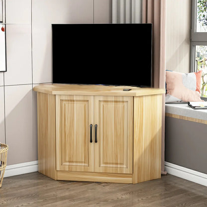 Modern Manufactured Wood Corner Utility Cabinet for Living Room