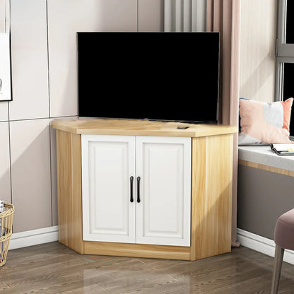 Modern Manufactured Wood Corner Utility Cabinet for Living Room