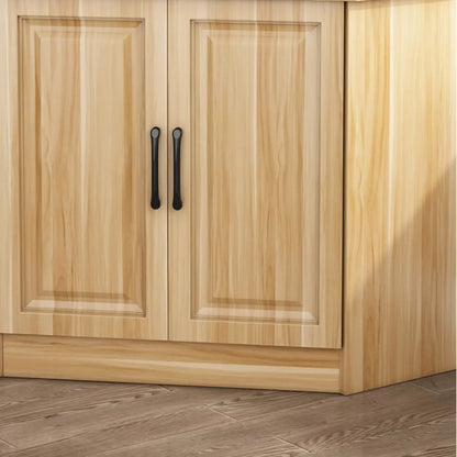 Modern Manufactured Wood Corner Utility Cabinet for Living Room