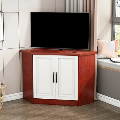 Modern Manufactured Wood Corner Utility Cabinet for Living Room