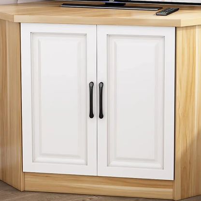 Modern Manufactured Wood Corner Utility Cabinet for Living Room