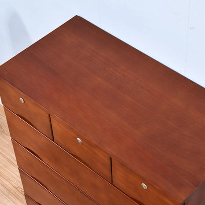 Industrial Solid Wood Combo Dressers with 5-Drawers for Bedroom