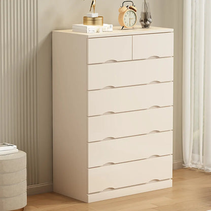 Industrial Solid Wood Combo Dressers with 5-Drawers for Bedroom
