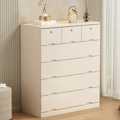 Industrial Solid Wood Combo Dressers with 5-Drawers for Bedroom