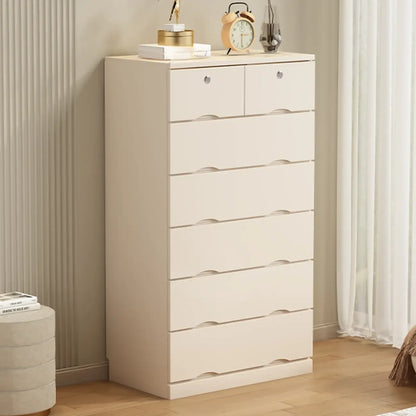 Industrial Solid Wood Combo Dressers with 5-Drawers for Bedroom
