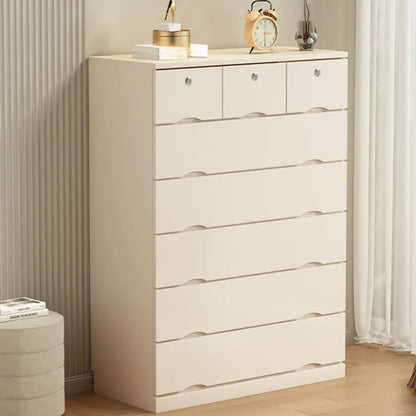 Industrial Solid Wood Combo Dressers with 5-Drawers for Bedroom