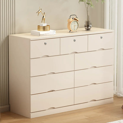 Industrial Solid Wood Combo Dressers with 5-Drawers for Bedroom