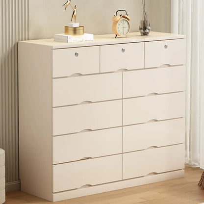 Industrial Solid Wood Combo Dressers with 5-Drawers for Bedroom