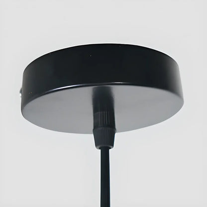 Nordic Smoky Glass Ball Pendant Light for Living Room