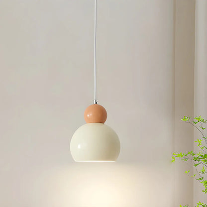 Modern Beaded White Glass 3 Light Pendant Light