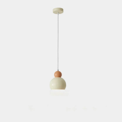 Modern Beaded White Glass 3 Light Pendant Light