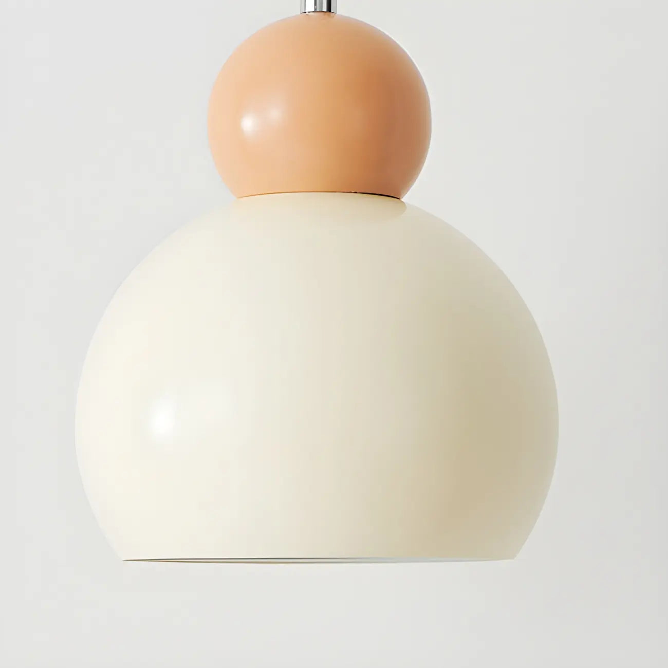 Modern Beaded White Glass 3 Light Pendant Light