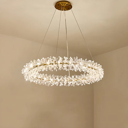 Modern Gold Crystal Garland Ambient Chandeliers