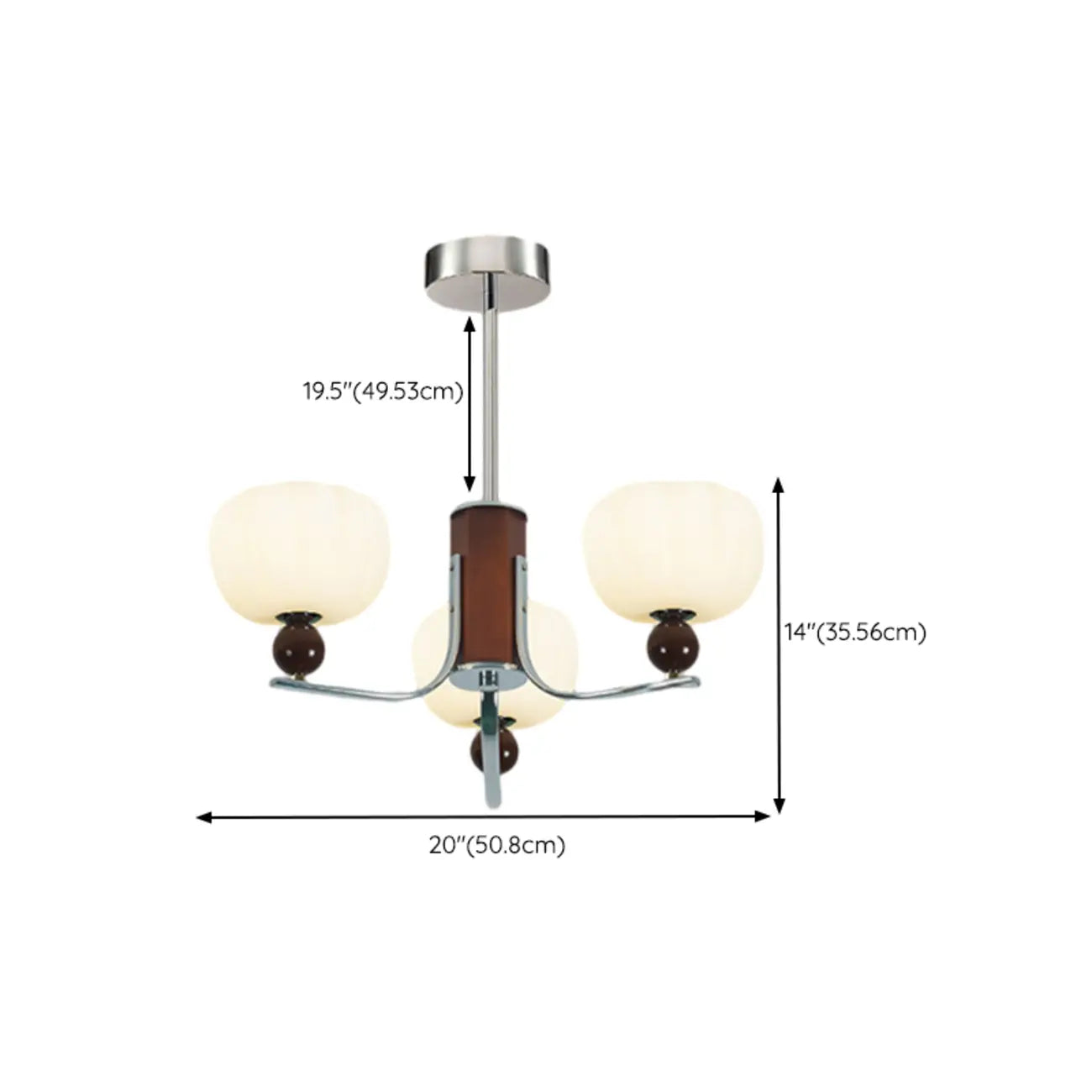 Modern Metal LED Chandelier for Living Room Decor