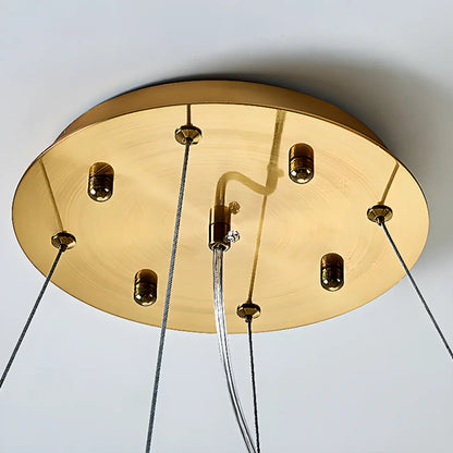 Modern Gold Crystal Garland Ambient Chandeliers