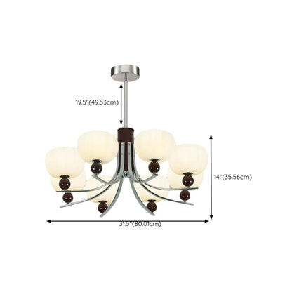 Modern Metal LED Chandelier for Living Room Decor