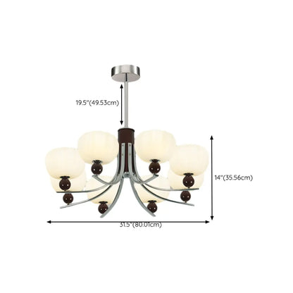 Modern Metal LED Chandelier for Living Room Decor