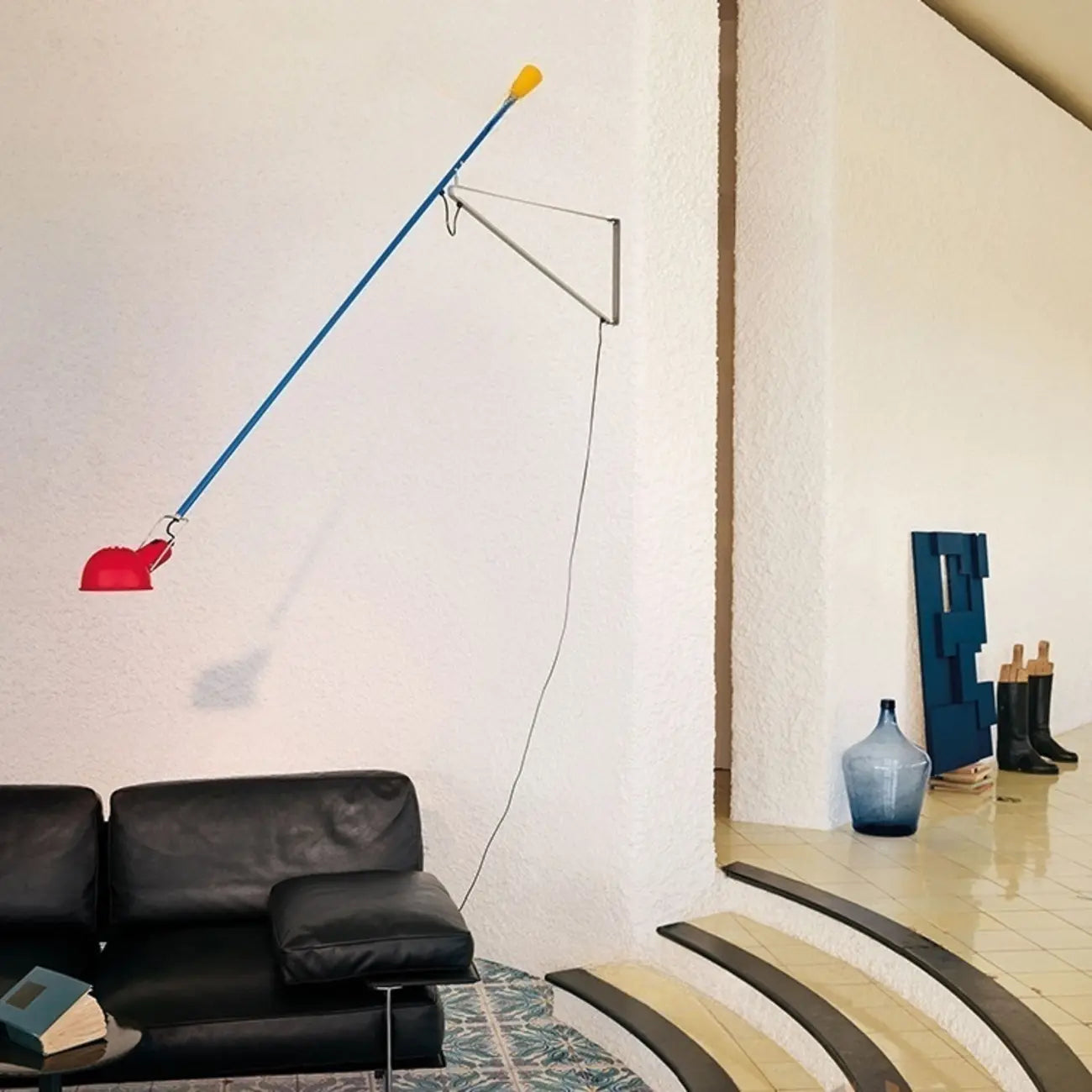 Industrial Swing Arm Wall Light for Bedroom Use