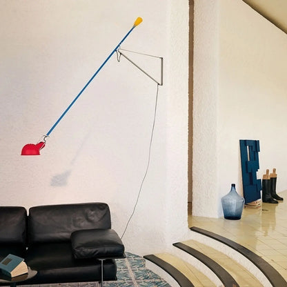 Industrial Swing Arm Wall Light for Bedroom Use