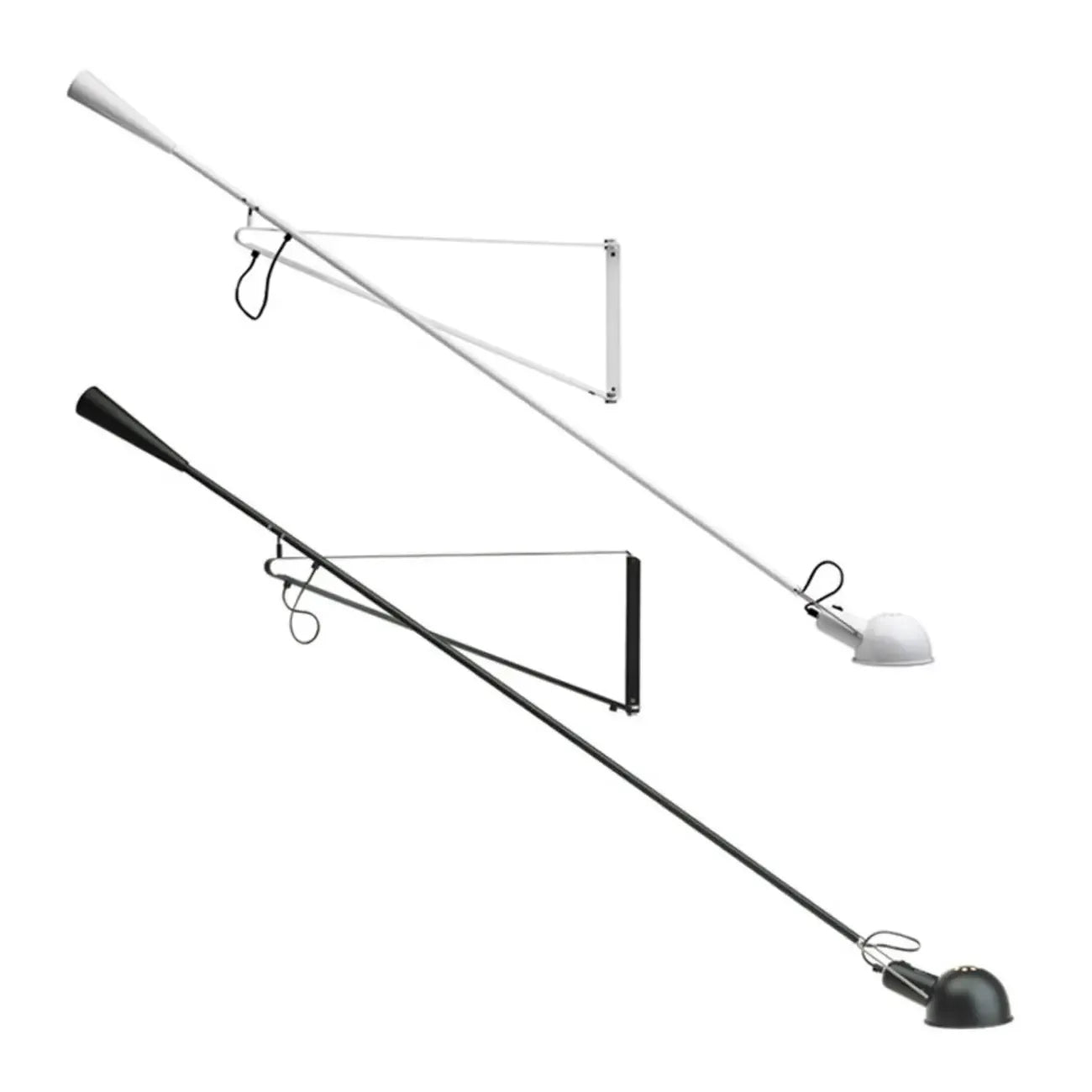 Industrial Swing Arm Wall Light for Bedroom Use