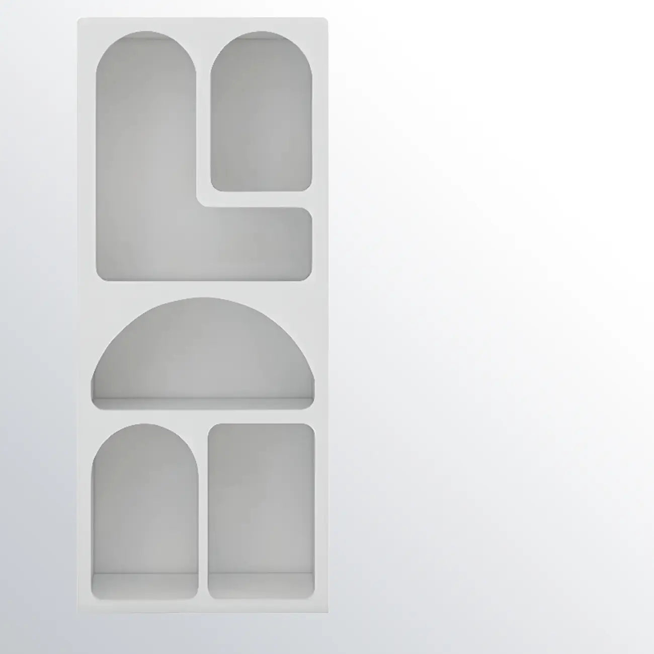 Modish Wooden Cabinets for Living Room with Exterior Shelf