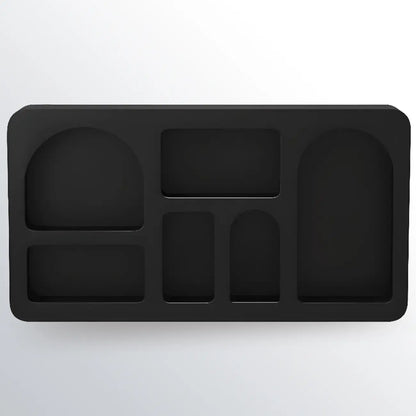 Modish Wooden Cabinets for Living Room with Exterior Shelf