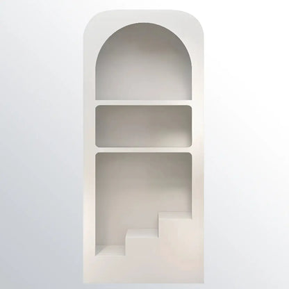 Modish Wooden Cabinets for Living Room with Exterior Shelf